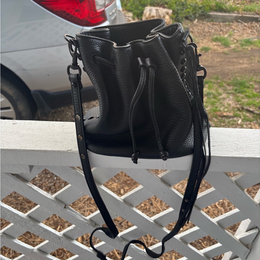 Rebecca Minkoff Pebbled Leather Bucket Bag - Picture 2 of 4